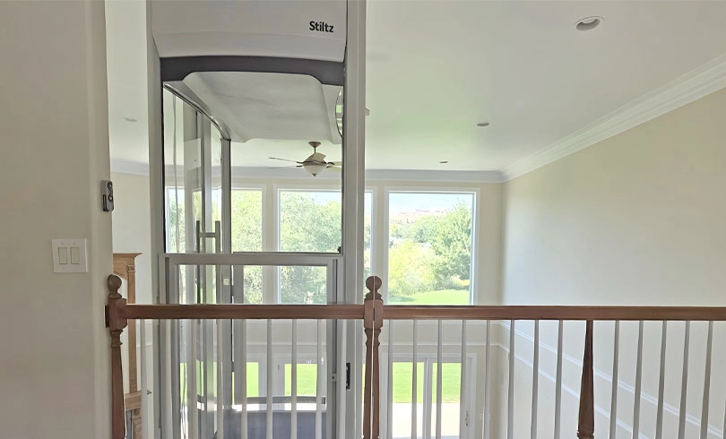 renovation services by UNI construction installed a stiltz elevator in someone's home